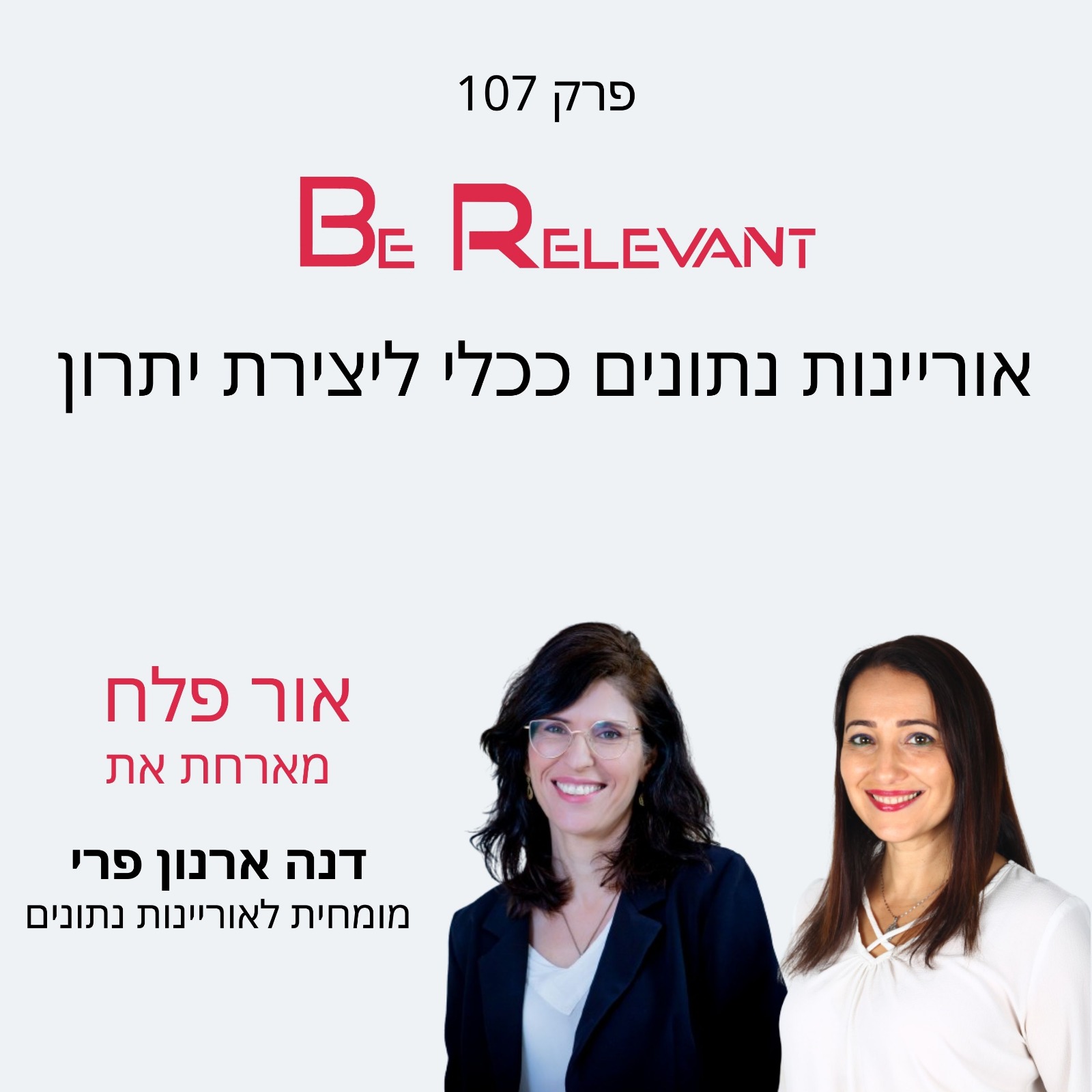 אוריינות נתונים ככלי ליצירת יתרון לעובדים ולארגון -  עם אור פלח